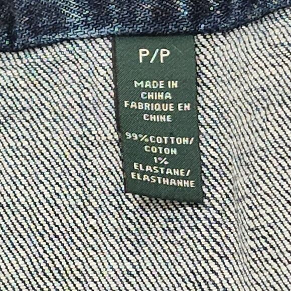 Ralph Lauren Co Women's - P/P - Jean Dark Wash Denim Jacket - Petite - Picture 10 of 12